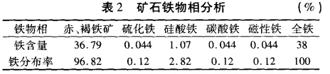 礦石鐵物相分析